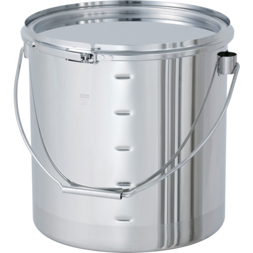 MONOVATE　吊り下げ式ステンレス密閉容器　目盛付（バンド式／ＦＫＭ）　１０Ｌ　【品番：CTLB-M-24/PFL】