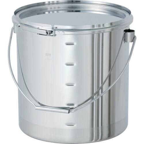 MONOVATE　吊り下げ式ステンレス密閉容器　目盛付（バンド式／ＮＢＲ）　２５Ｌ　【品番：CTLB-M-33/PNL】