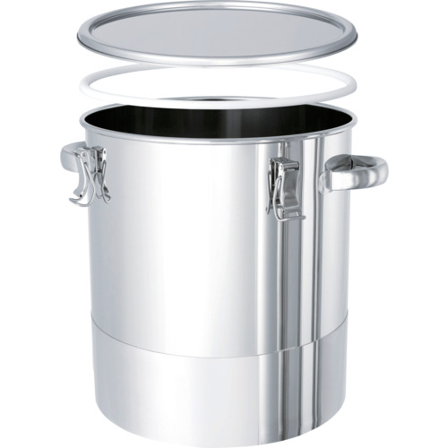 MONOVATE　鏡板型　ＰＴＦＥパッキン付密閉容器　４５Ｌ　【品番：DT-CTH-PTFE-39】