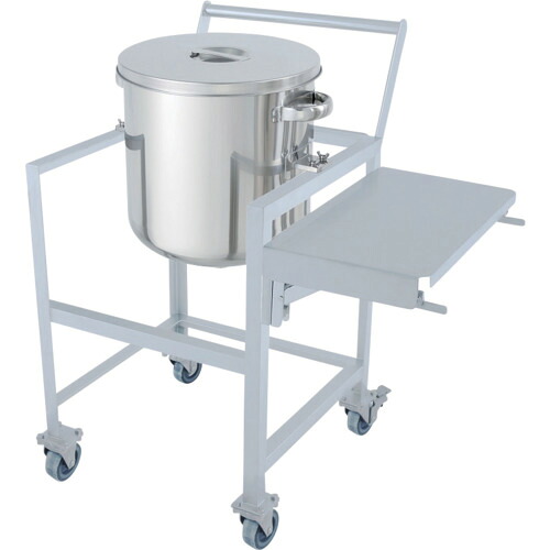 【別途送料あり】MONOVATE 鏡板型汎用容器 45L 架台付(作業台・取っ手・蓋置付) 【品番:DT-ST-ASCA-39】|住設プロ 店