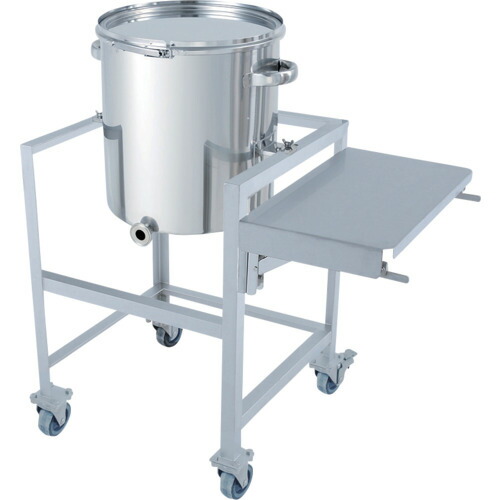 【別途貨物輸送あり】MONOVATE 片テーパー型ダンス楽隊式密閉入れもの ６５Ｌ 架台付（やり方台付） 【品番：KTT-CTL-ASCB-43】