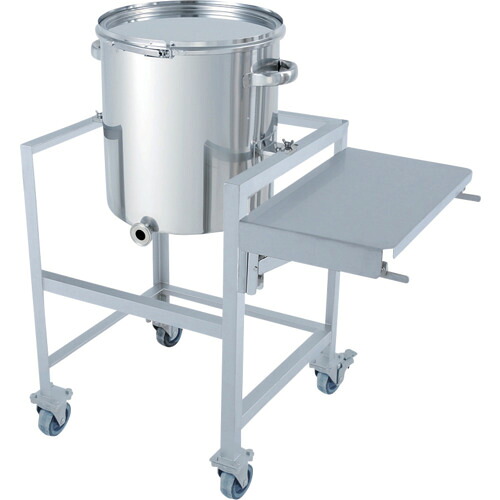 【別途貨物輸送あり】MONOVATE 片テーパー型ダンス楽隊式密閉入れもの １００Ｌ 架台付（やり方台付） 【品番：KTT-CTL-ASCB-47H】