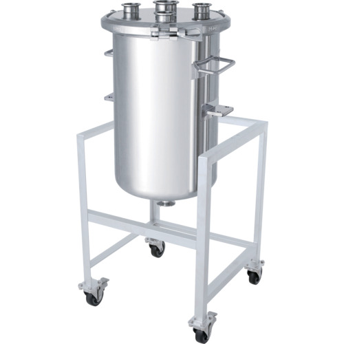【別途送料あり】MONOVATE　へルールオープン加圧容器　架台付　５０Ｌ　【品番：PCN-F-ASC-50】｜住設プロ　店 634,018円