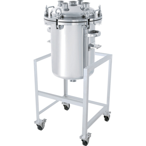 【別途送料あり】MONOVATE　フランジオープン加圧容器　架台付　４０Ｌ　【品番：PCN-O-ASC-40】｜住設プロ　店