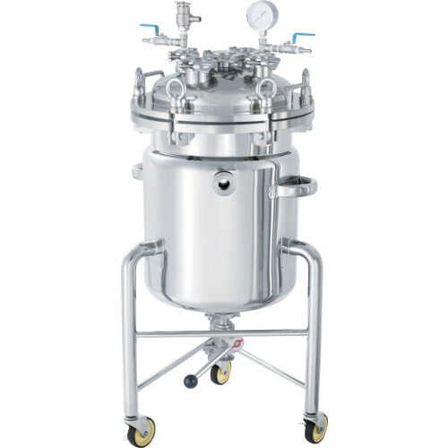 【別途送料あり】MONOVATE　ＳＵＳジャケット型フランジオープン加圧容器　脚付　加圧ユニット　４０Ｌ　【品番：PCN-O-J-L-40-UT】｜住設プロ　店