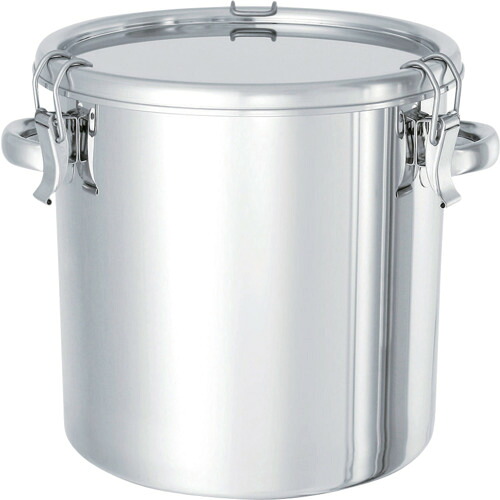 MONOVATE　ステンレスタンク　テーパー付キャッチクリップ式密閉タンク（フタ付）１５Ｌ　【品番：TP-CTH-27】