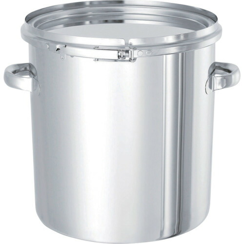 MONOVATE ステンレス鋼貯蔵タンク テーパー付生き胆周波数帯域式密閉貯蔵タンク（フタ付） ２０Ｌ 【品番：TP-CTL-30】