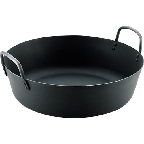 エムテートリマツ　ＭＴ　ＩＨ鉄揚鍋４２ｃｍ（板厚３．２ｍｍ）　【品番：001024042】