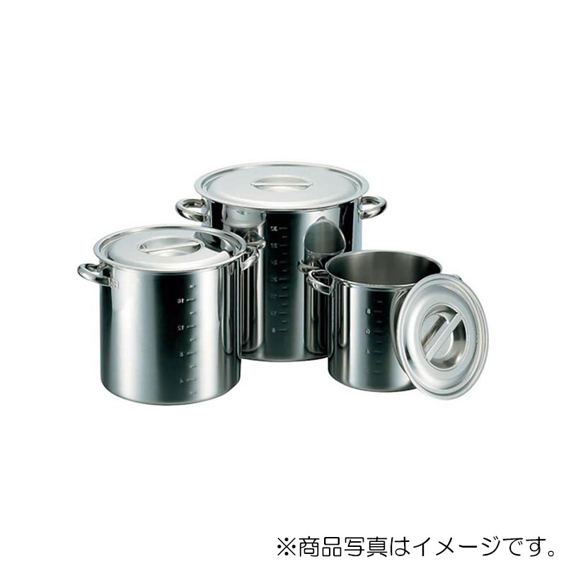 エムテートリマツ ＣＬ電磁モリブデン寸胴鍋目盛付３３ｃｍ 【品番：019666033】