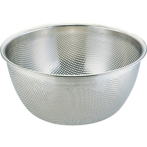 エムテートリマツ　ＵＫ１８－８ＨＡＣＣＰ対応パンチング深型ざる３５ｃｍ　【品番：072319035】