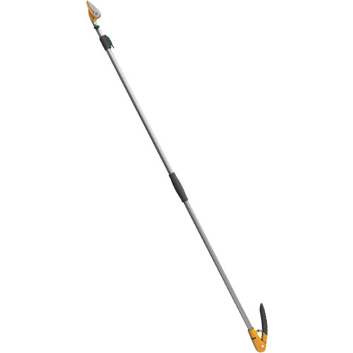 ムサシ　ｍｕｓａｓｈｉ　高枝切りハサミ　軽量すご腕プッシュカット　２段式アンビル刃　【品番：NO520】