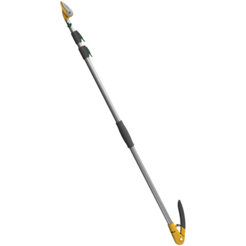 ムサシ ｍｕｓａｓｈｉ 高枝切りハサミ 軽さすご腕うしろ押しとり捨てる ３段式アンビル刃 【品番：NO530】