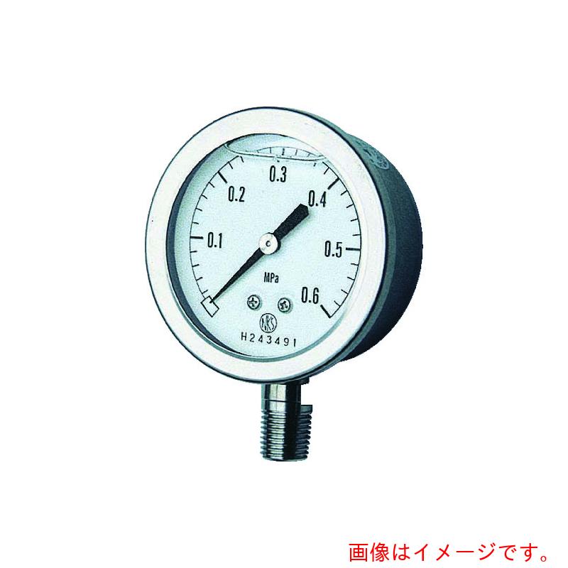 長野計器　グリセン入圧力計　Ａ枠立型　Φ６０　最小目盛０．００５　【品番：GV50-173-0.1MP】｜住設プロ　店