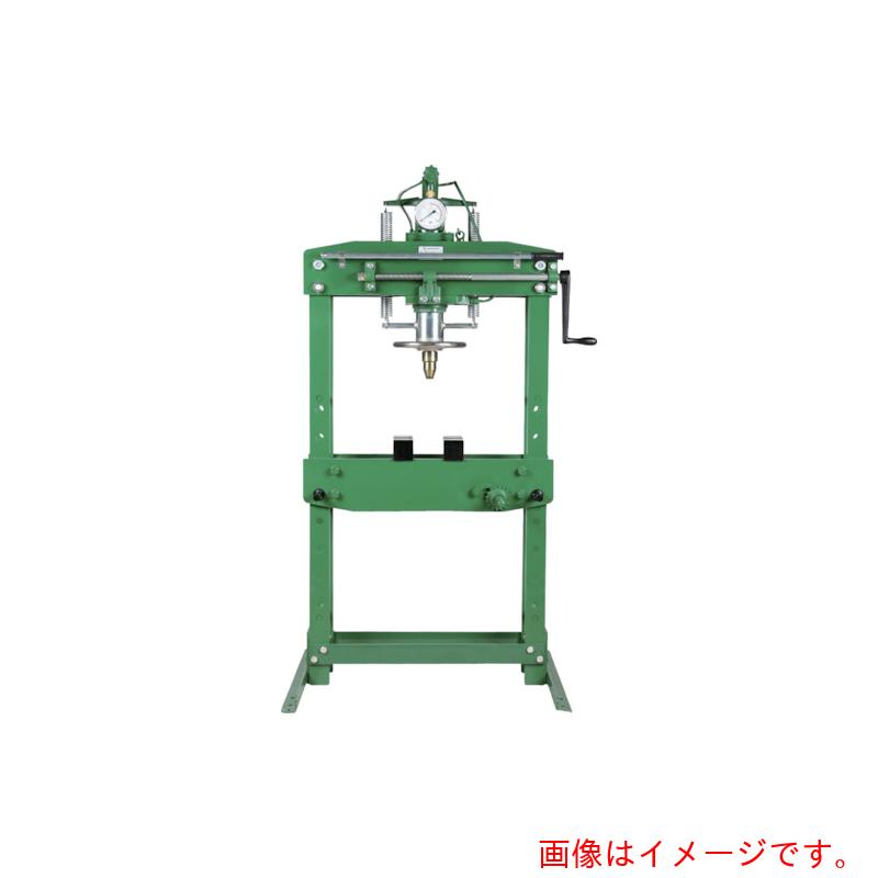 【別途貨物輸送あり】長崎万力 油圧押し付けるウレタン車（ストッパー付）１５ＴＯＮ 【品番：NSP-15-C3】