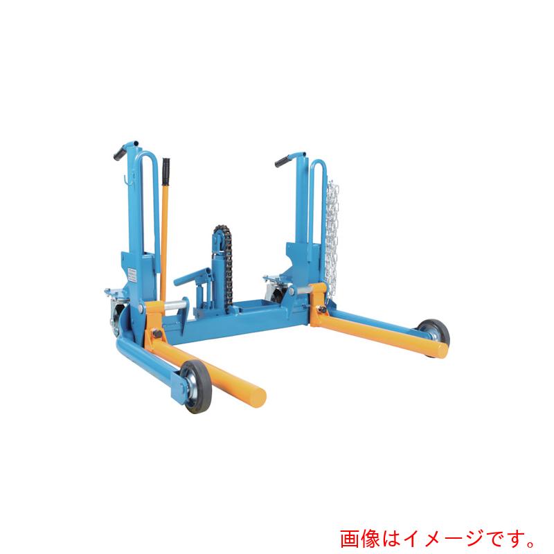 【別途送料あり】長崎ジャッキ ホイールドーリ(回転フォーク) 【品番:NWD-500GR-C1】