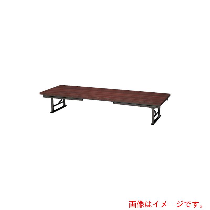 【別途送料あり】ナイキ（NAIKI）　折りたたみテーブル　外寸法：Ｗ１８００×Ｄ４５０×Ｈ７００（３３０）　【品番：7345S-WH】