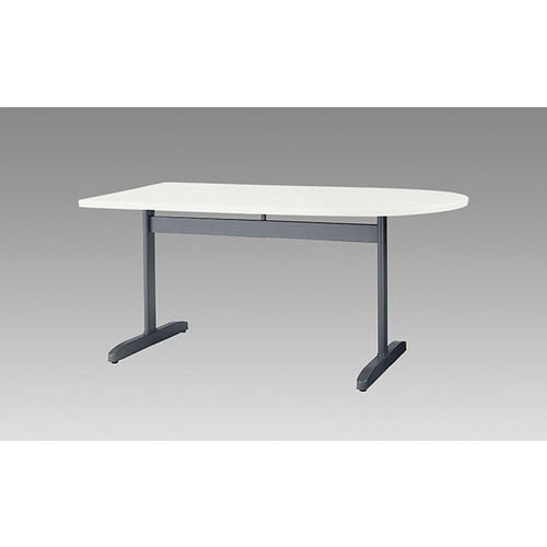 ★ナイキ（NAIKI） 話し合い用速見表 （Ｔ字脚） （半楕円） 【品番：KHE1575SR-WH】