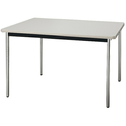 ★ナイキ（NAIKI） 会合早見表 ＫＭＹ型／天板：白いこと 脚：メッキ／Ｗ１２００×Ｄ７５０×Ｈ７２０ 【品番：KMY1275-M-WH】