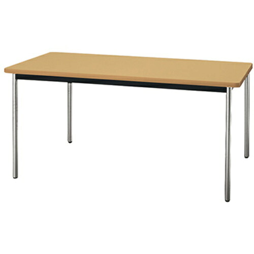ナイキ（NAIKI） 会合早見表 ＫＭＹ型／天板：絹地木材 脚：メッキ／Ｗ１５００×Ｄ６００×Ｈ７２０ 【品番：KMY1560-M-SN】