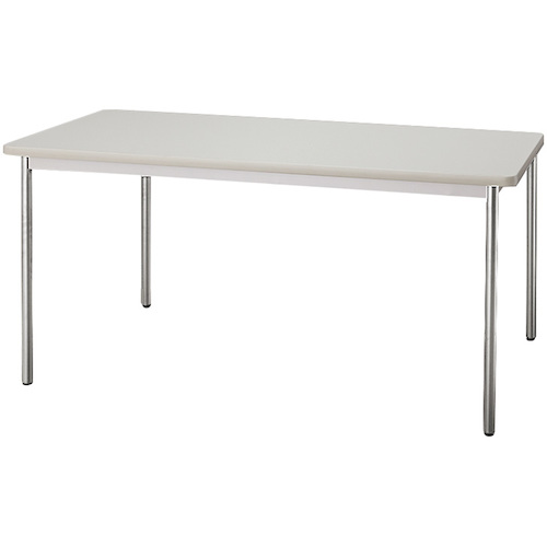 ★ナイキ（NAIKI） 会合速見表 ＫＭＹ型／天板：白いこと 脚：メッキ／Ｗ１５００×Ｄ６００×Ｈ７２０ 【品番：KMY1560-M-WH】