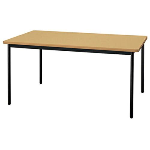 ナイキ（NAIKI） 会合速見表 ＫＭＹ型／天板：地絹白木 脚：黒いこと／Ｗ１５００×Ｄ７５０×Ｈ７２０ 【品番：KMY1575-B-SN】