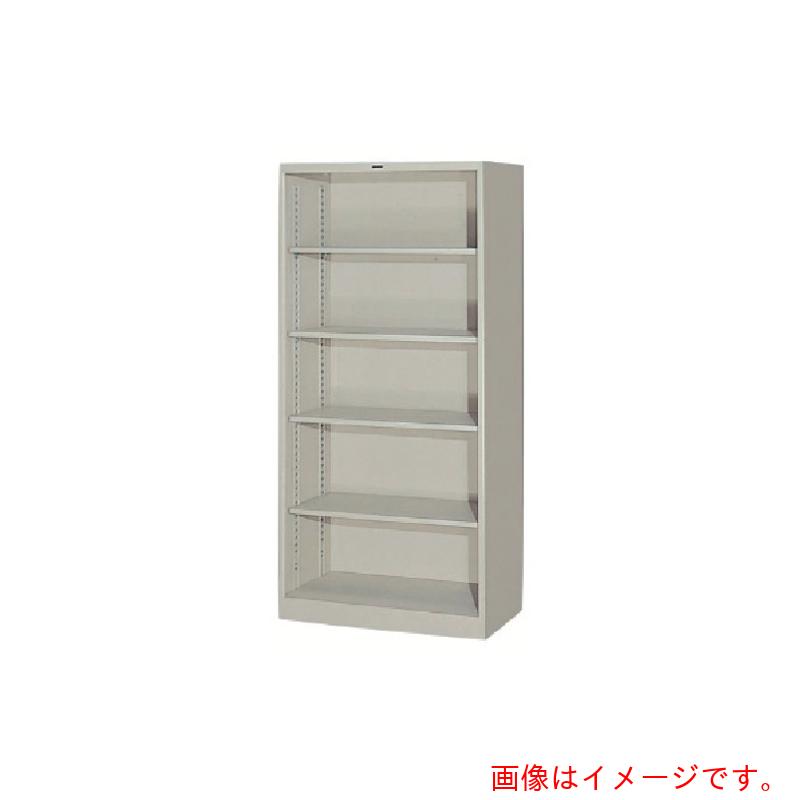 【別途貨物輸送あり】ナイキ（NAIKI） 明けっ広げ書庫 ８８０×３８０×１７９０ 【品番：KT366-AW】
