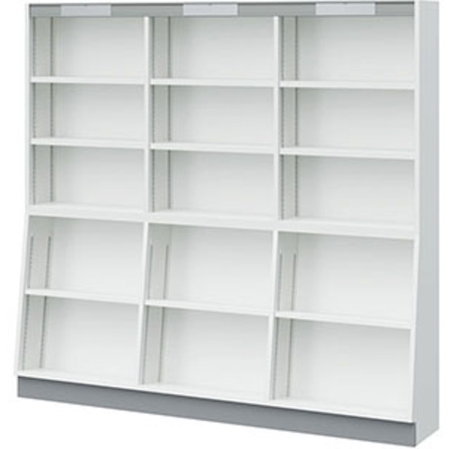 【別途送料あり】ナイキ（NAIKI）　傾斜付５段書架　【品番：NBP-250A-751】｜住設プロ　店