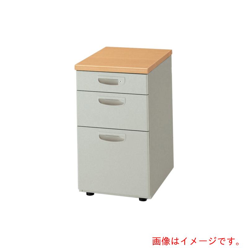 【別途送料あり】ナイキ（NAIKI）　脇デスク　ＮＥＤ型／天板：ウォームホワイト　本体：ウォームホワイト／Ｗ４００×Ｄ６００×Ｈ７００　【品番：NED046B-AWH】
