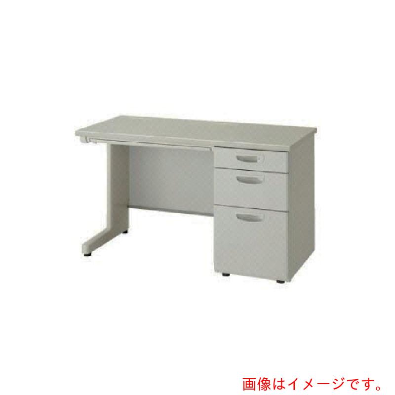 【別途貨物輸送あり】ナイキ（NAIKI） 片袖事務机 ＮＥＤ型／天板：ウォーム白いこと 本体：ウォーム白いこと／Ｗ１０００×Ｄ６００×Ｈ７００ 【品番：NED106B-AWH】