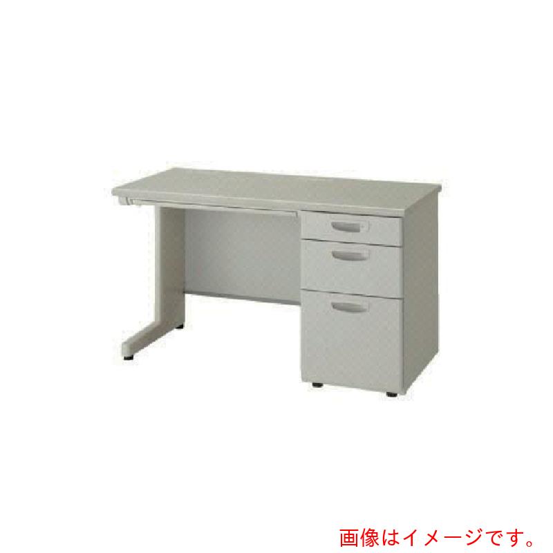 【別途貨物輸送あり】ナイキ（NAIKI） 片袖事務机 ＮＥＤ型／天板：ウォーム白いこと 本体：ウォーム白いこと／Ｗ１０００×Ｄ７００×Ｈ７００ 【品番：NED107C-AWH】