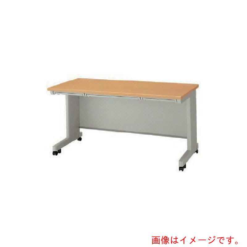 ★ナイキ（NAIKI）　平デスク（キャスター仕様）　ＮＥＤ型／天板：ライトバーチ木目　本体：ウォームホワイト／Ｗ１０００×Ｄ７００×Ｈ７００　【品番：NED107FC-AWL】