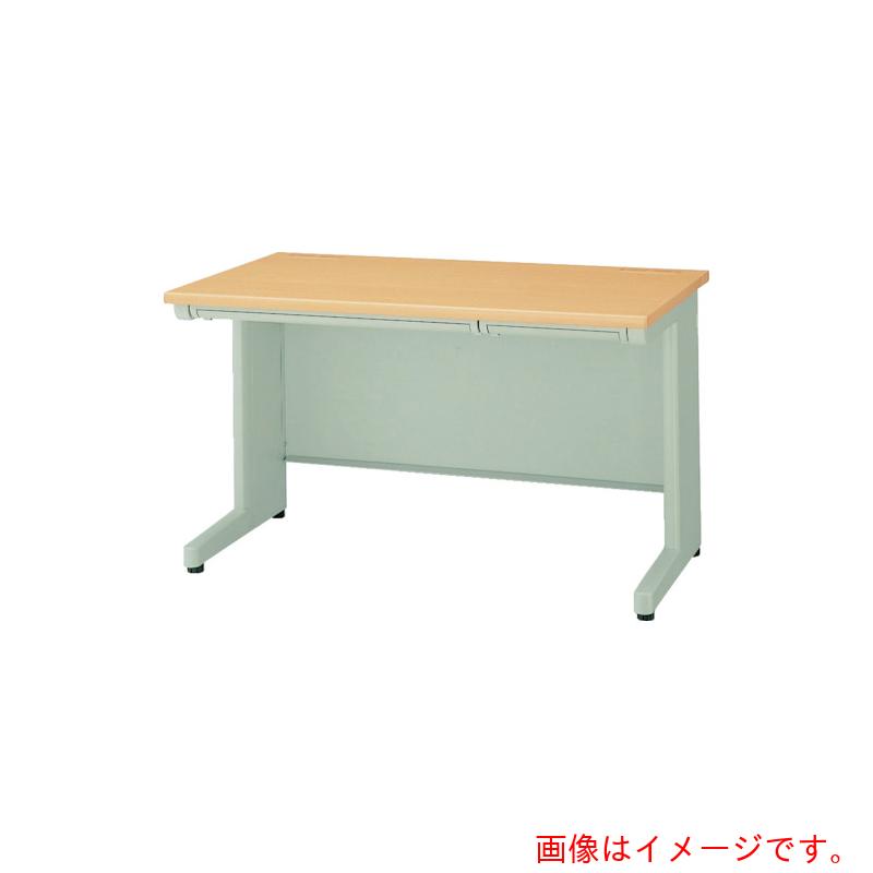 【別途貨物輸送あり】ナイキ（NAIKI） 平事務机 ＮＥＤ型／天板：ライトバーチ肌理 本体：ウォーム白いこと／Ｗ１１００×Ｄ７００×Ｈ７００ 【品番：NED117F-AWL】