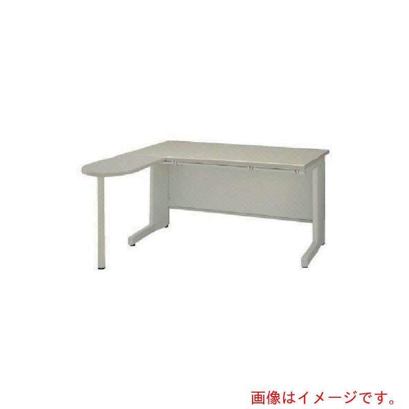 【別途貨物輸送あり】ナイキ（NAIKI） Ｌ型事務机（平事務机手合い） ＮＥＤ型／天板：ウォーム白いこと 本体：ウォーム白いこと／Ｗ１４００×Ｄ１４００×Ｈ７００ 【品番：NED147FLL-AWH】