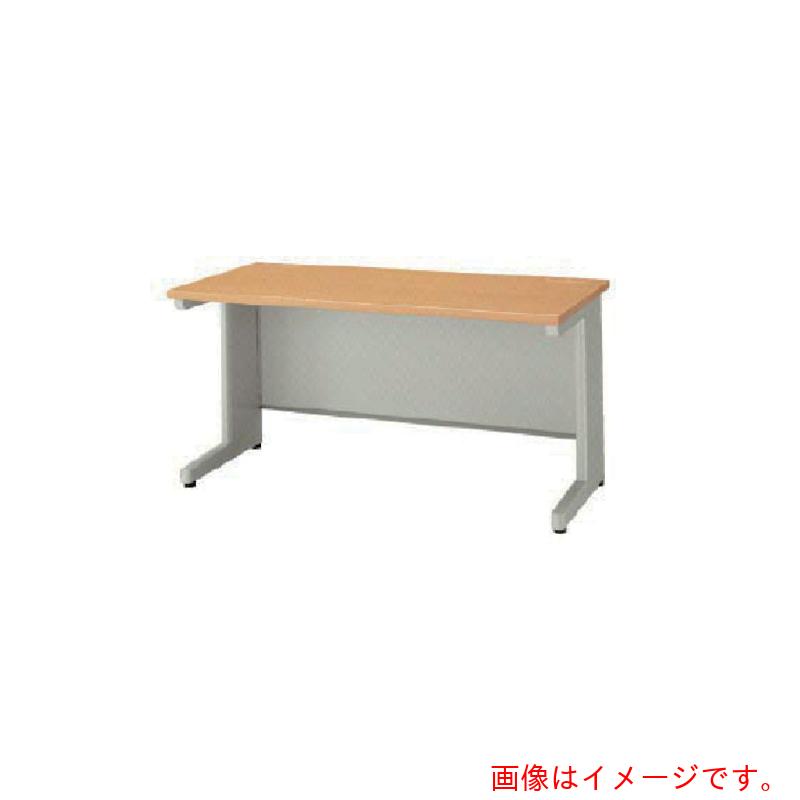 【別途貨物輸送あり】ナイキ（NAIKI） 平事務机（抽き出し皆無） ＮＥＤ型／天板：ライトバーチ肌理 本体：ウォーム白いこと／Ｗ１４００×Ｄ８００×Ｈ７００ 【品番：NED148FDN-AWL】