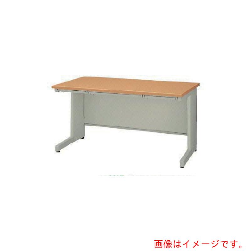 【別途貨物輸送あり】ナイキ（NAIKI） 平事務机 ＮＥＤ型／天板：ライトバーチ肌理 本体：ウォーム白いこと／Ｗ１６００×Ｄ７００×Ｈ７００ 【品番：NED167F-AWL】