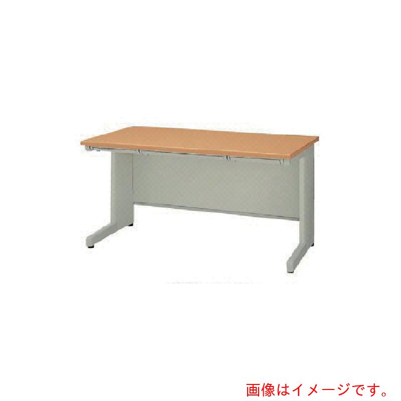 【別途貨物輸送あり】ナイキ（NAIKI） 平事務机 ＮＥＤ型／天板：ライトバーチ肌理 本体：ウォーム白いこと／Ｗ１８００×Ｄ７００×Ｈ７００ 【品番：NED187F-AWL】