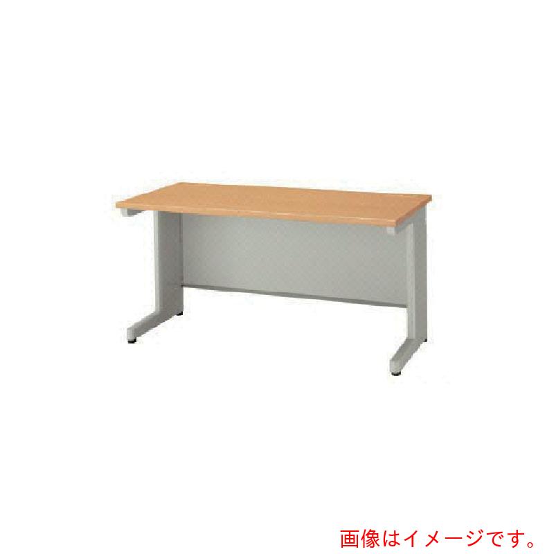【別途貨物輸送あり】ナイキ（NAIKI） 平事務机（抽き出し皆無） ＮＥＤ型／天板：ライトバーチ肌理 本体：ウォーム白いこと／Ｗ１８００×Ｄ７００×Ｈ７００ 【品番：NED187FDN-AWL】