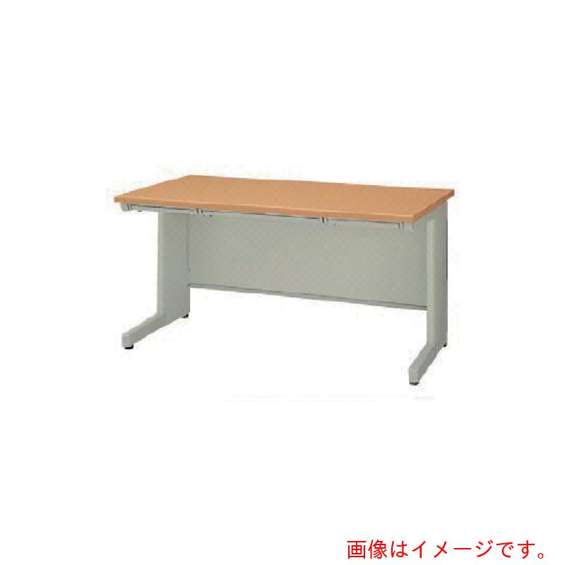【別途貨物輸送あり】ナイキ（NAIKI） 平事務机 ＮＥＤ型／天板：ライトバーチ肌理 本体：ウォーム白いこと／Ｗ１８００×Ｄ８００×Ｈ７００ 【品番：NED188F-AWL】