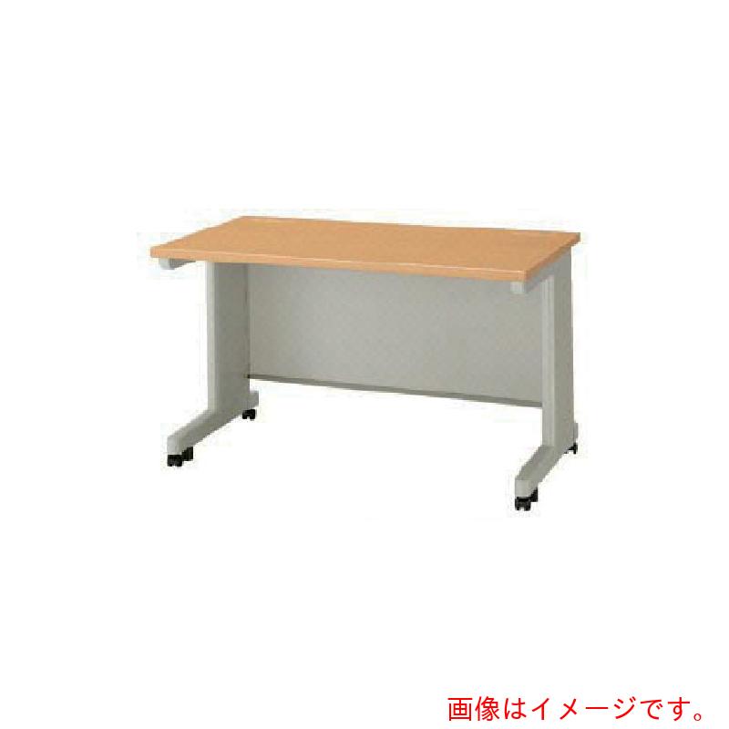 【別途貨物輸送あり】ナイキ（NAIKI） 平事務机（キャスター引出無し ＮＥＤ型／天板：ライトバーチ肌理 本体：ウォーム白いこと／Ｗ１８００×Ｄ８００×Ｈ７００ 【品番：NED188FCDN-AWL】