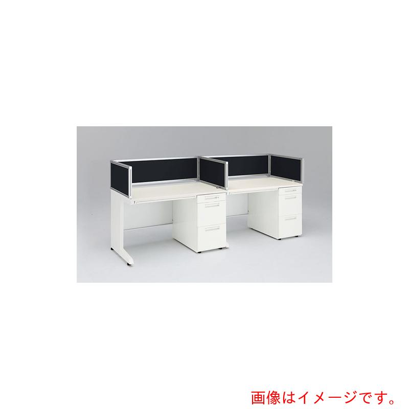 【別途送料あり】ナイキ（NAIKI）　デスクパネル（クロス）　ＸＥＨＨ型／ブラック／Ｗ１５００×Ｄ３０×Ｈ３５０　【品番：NR15PE-BK】