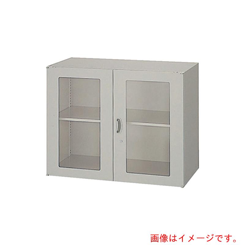 ★ナイキ（NAIKI） 納める庫 ＮＷ型 硝子両開き書庫 Ｗ８９９×Ｄ４５０×Ｈ７００ 【品番：NW-0907KG-AW】