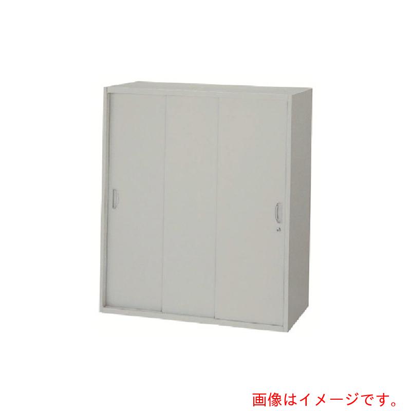 【別途貨物輸送あり】ナイキ（NAIKI） 納める庫 ＮＷＬ型 スチール写真引違い書庫（３枚戸） Ｗ８９９×Ｄ５００×Ｈ１０５０ 【品番：NWL-0911H3-AW】