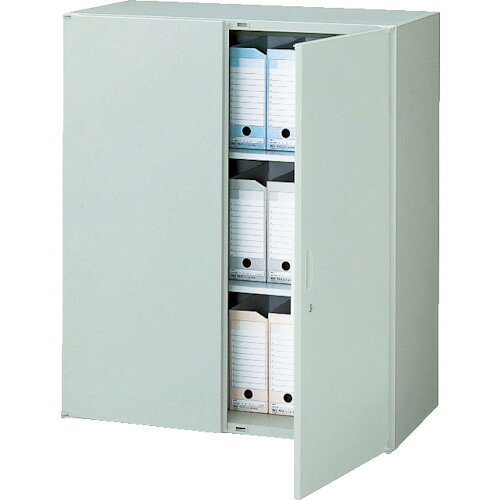 【別途送料あり】ナイキ（NAIKI）　収納庫　ＮＷＳ型　両開き書庫　Ｗ８９９×Ｄ４００×Ｈ１０５０　【品番：NWS-0911K-AW】