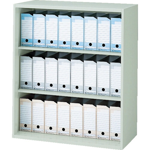 【別途送料あり】ナイキ（NAIKI）　収納庫　ＮＷＳ型　オープン書庫　Ｗ８９９×Ｄ４００×Ｈ１０５０　【品番：NWS-0911N-AW】