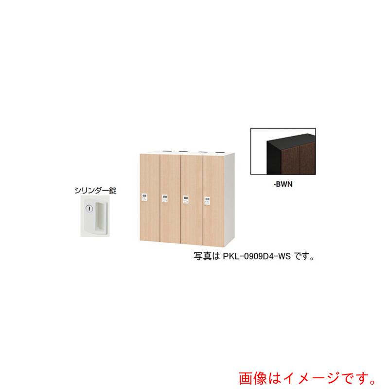 【別途貨物輸送あり】ナイキ（NAIKI） 個人的ロッカー 【品番：PKL-09094-BWN】