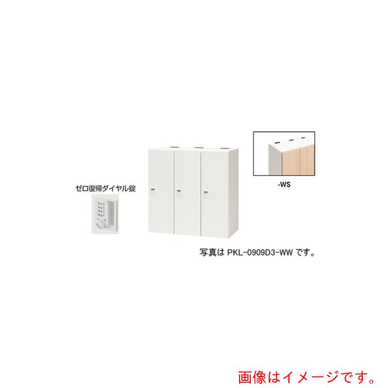 【別途送料あり】ナイキ（NAIKI）　パーソナルロッカー　【品番：PKL-0909DR3-WS】 77,918円