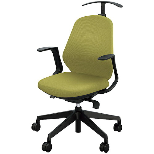 【別途貨物輸送あり】ナイキ（NAIKI） 事務用チェアー トートバック 肘付手合い 【品番：RBCEB511FH-PLGR】