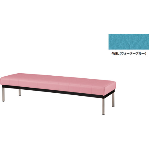 ナイキ（NAIKI） 長イス（背なし） お水青色 【品番：RC24554-WBL】