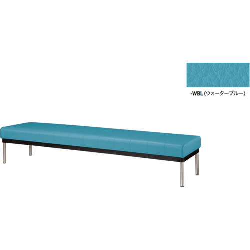 ナイキ（NAIKI） 長イス（背なし） お水青碧 【品番：RC24584-WBL】