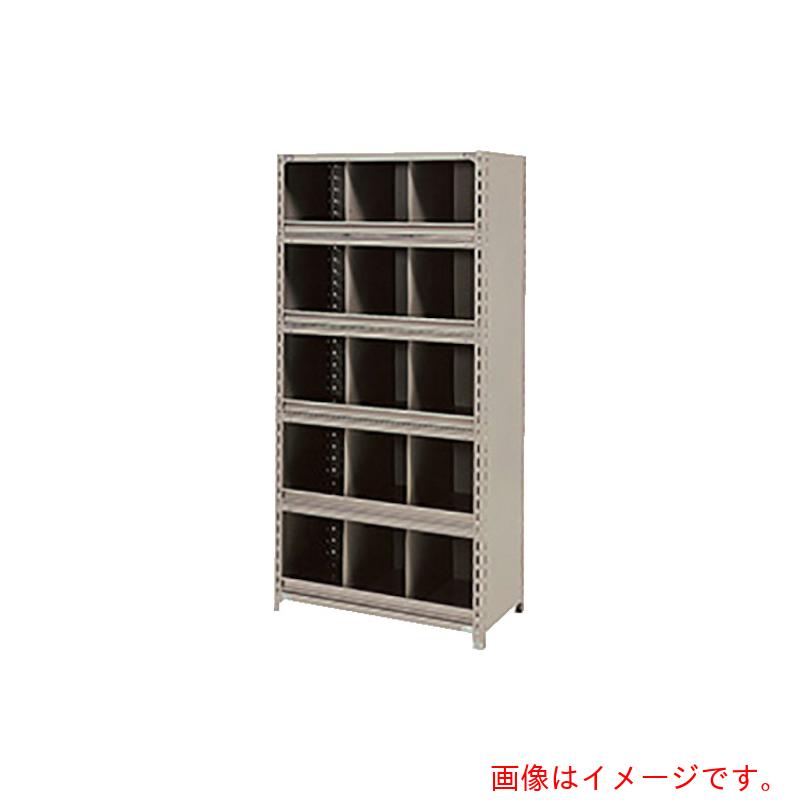 ナイキ（NAIKI）　Ｅ型ボックス棚　Ｗ８９０×Ｄ３１５×Ｈ２１００　【品番：RLE731-7】
